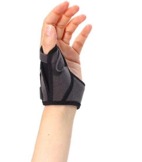 Thuasne Rhizoimmo Orthèse de pouce noire en taille 2 pour main droite