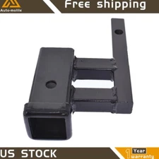 1-1/4" to 2" Rise-Drop  Extender Extension Tow Adapter Trailer Hitch Receiver