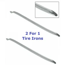 2 PACK TIRE IRON Bar 24" Forged Steel Change Tire Auto Car Wheel Mechanic Tool