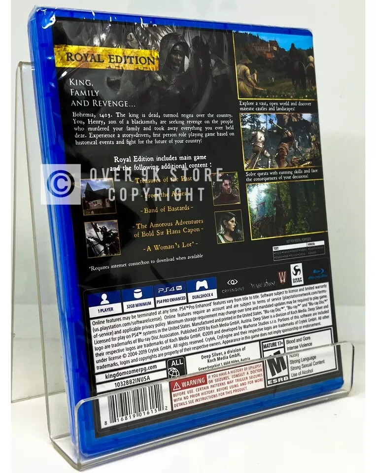 Kingdom Come: Deliverance Royal Edition - PS4 - Brand New 