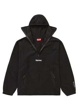 Size L - Supreme/Polartec Facemask Half Zip Pullover (Black