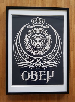 Obey Shepard Fairey Ankara 2005 AP Sign.