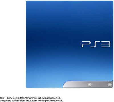 Sony PlayStation3 PS3 Console Controller Splash Blue 320GB Sony PlayStation3 PS3 Console Controller Splash Blue 320GB