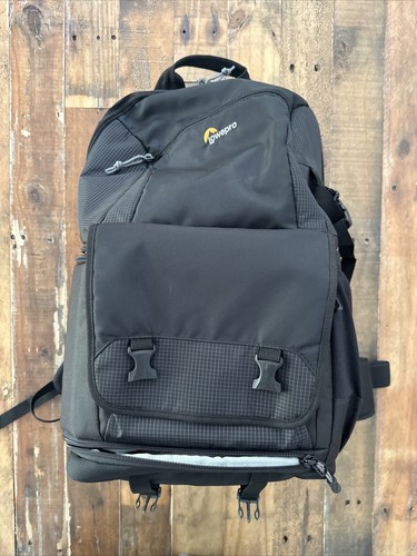 Lowepro Fastpack BP 250 AW II Backpack Camera Bag Shoulder Straps Black for DSLR