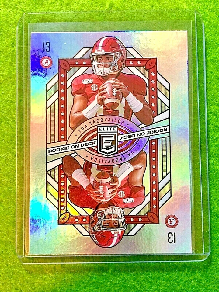 TUA TAGOVAILOA SILVER PRIZM ROOKIE CARD DOLPHINS SP RC 2020 Elite ROOKIE ON DECK