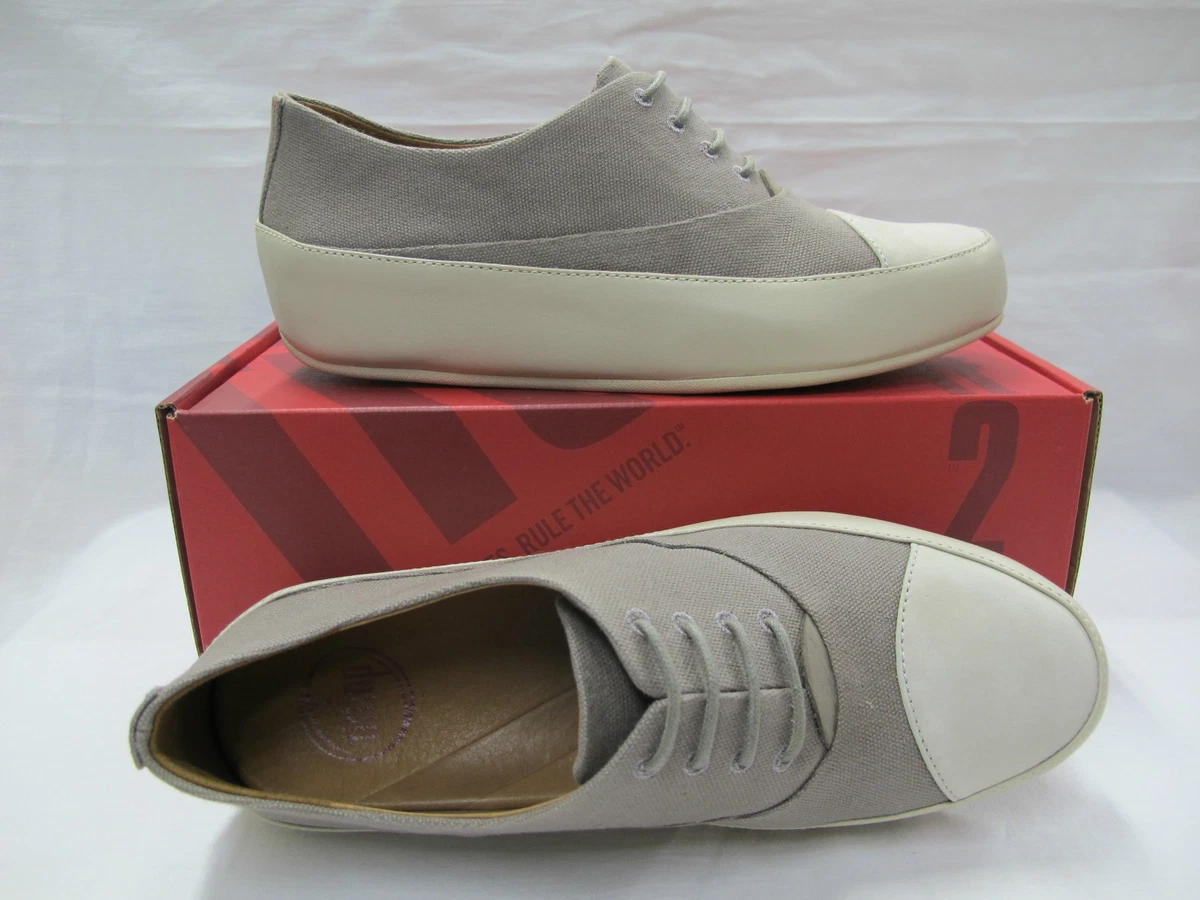 FITFLOP scarpe donna ballerina art.DUE OXFORD CANVAS col.BEIGE n