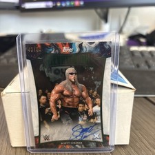 Scott Steiner 2025 Topps Exalted WWE Elevated Ink On Card Auto /50