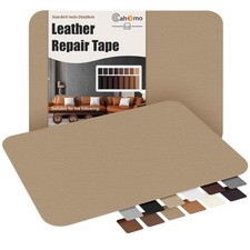 Cahomo Self-Adhesive Leather Repair Patches,8x11 8 x 11", Dark Beige