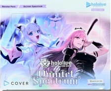 Hololive OCG English Set 02 Quintet Spectrum Booster Box New Sealed