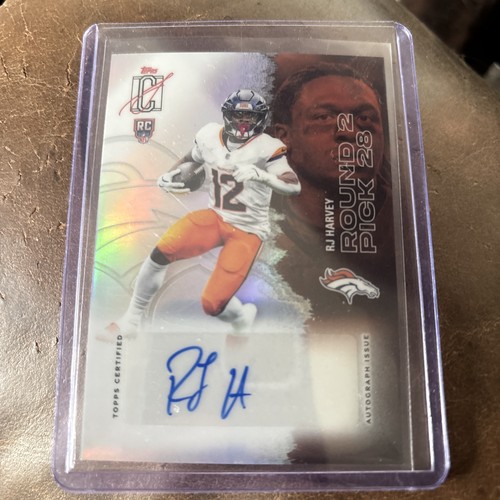 2025 Topps Signature Class RJ Harvey Chrome Auto