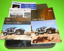 2014 JEEP WRANGLER USER GUIDE OWNERS MANUAL SET +case 14 SPORT SAHARA UNLIMITED