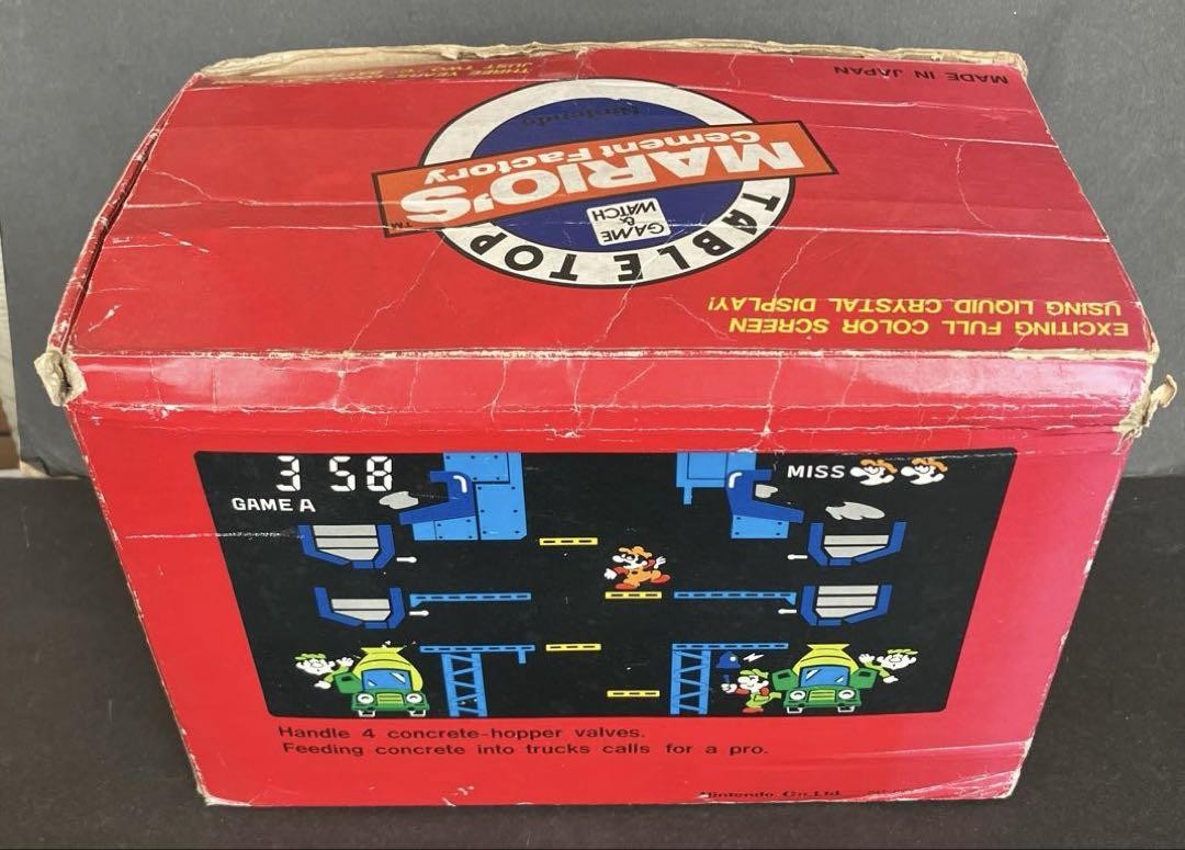 Nintendo Mario's Cement Factory TABLETOP W/BOX F/S FEDEX | eBay