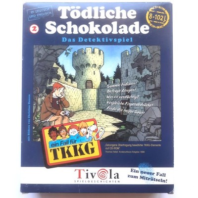 TKKG TÖDLICHE SCHOKOLADE / PC Big Box, CD / Tivola Retro Point Click Adventure