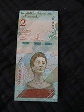 Venezuela, 2 Bolivars, 2007, Cir, Free Shipping