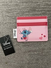 Cartera con tarjetero Disney Stitch Día de San Valentín Dama Bug Loungefly