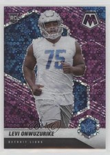 2021 Panini Mosaic Rookies No Huddle Purple Prizm 45/50 Levi Onwuzurike 19ju