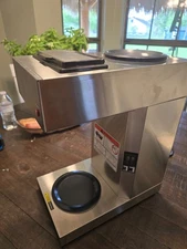 SYBO 12-Cup Commercial Drip Coffee Maker Pour Over Coffee Maker Brewer  1 Glass