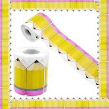 68.9 Ft Pencil Classroom Bulletin Board Border Paper Trim 1 Roll Wall Decor