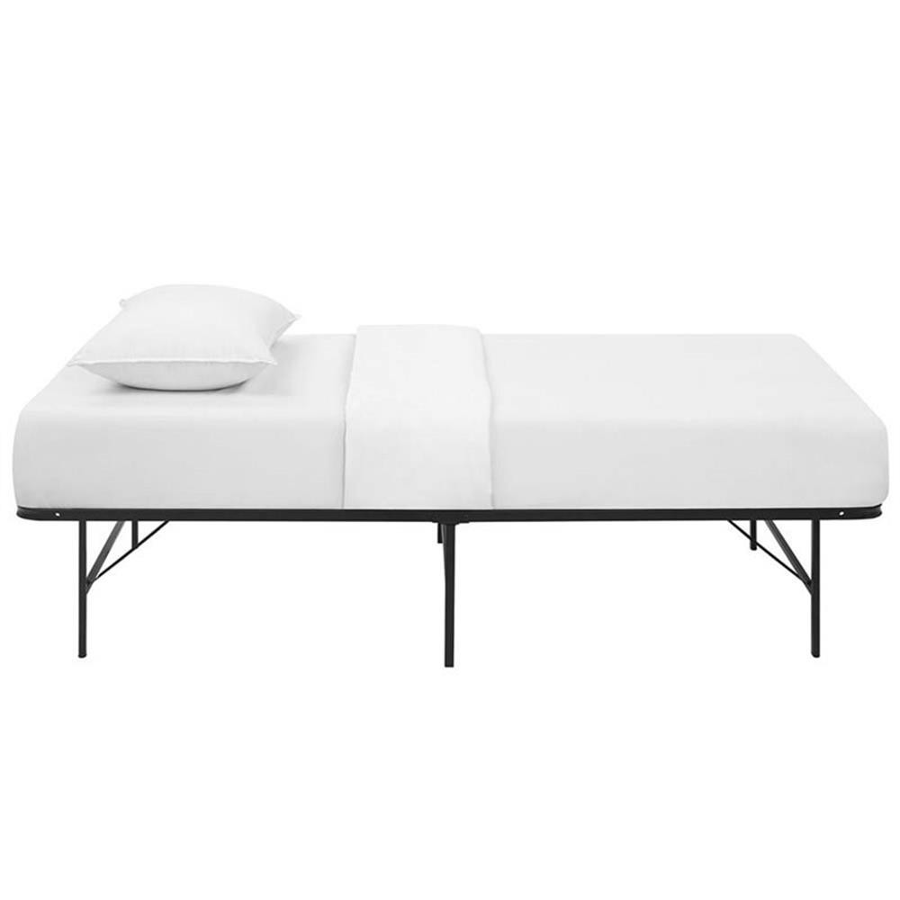 Modway Horizon Stainless Steel Twin Metal Bed Frame in Brown