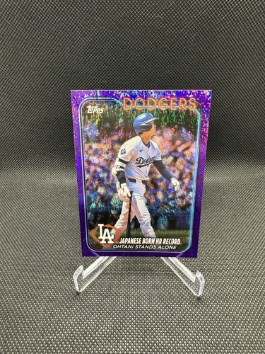 2024 Topps Update Series - Checklist Shohei Ohtani #US123 Purple Foilboard /799