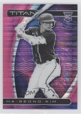 2021 Panini Chronicles Titan Pink Pulsar Prizm Ha-Seong Kim #4 fm0
