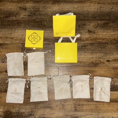 Kendra Scott Jewelry Gift Boxes, Dust Bags and Shopping Bags - ONLY BOXES & BAGS