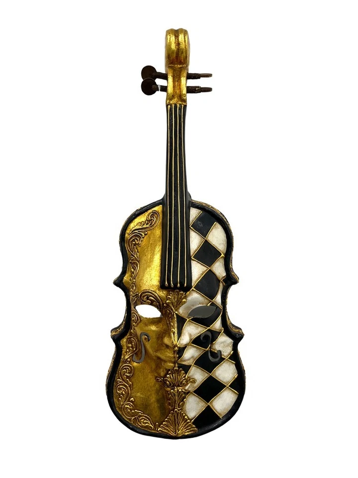 Venetian Violin Mask Handmade in Venice - Image 2 of 4