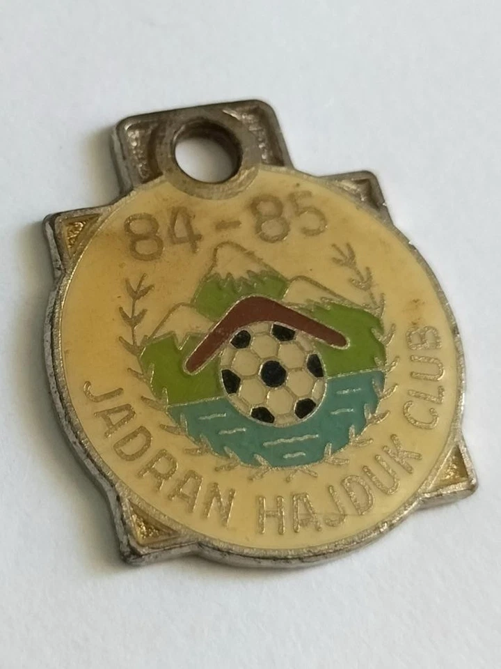 Vintage Australian Badge JADRAN HADJUK SOCCER CLUB 1984 Sydney NSW - image 4 of 4