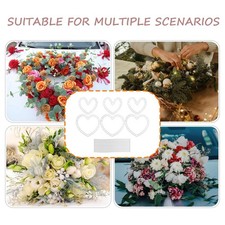 6Pcs Flower Arrangement Holder Floral Wreath Frame Reusable Versatile Wedding