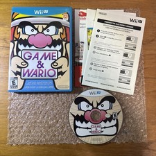 Game & Wario (Nintendo Wii U, 2013) Complete CIB Tested & Working