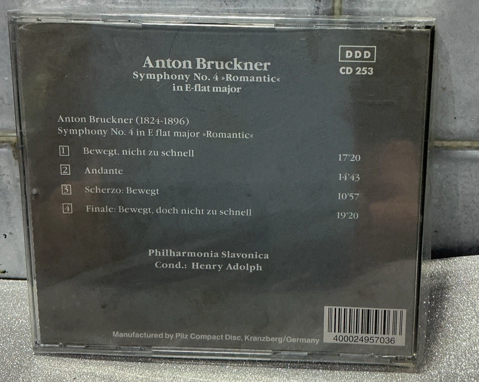 Anton Bruckner Symphony No.4 'Romantic'- New Sealed Foto 2 de 2