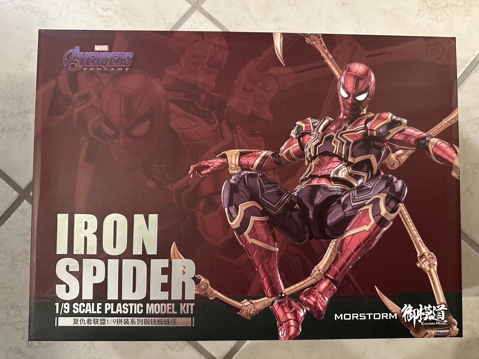 1/9 Scale Morstorm Eastern Model Iron Spider Man Deluxe Version US Seller