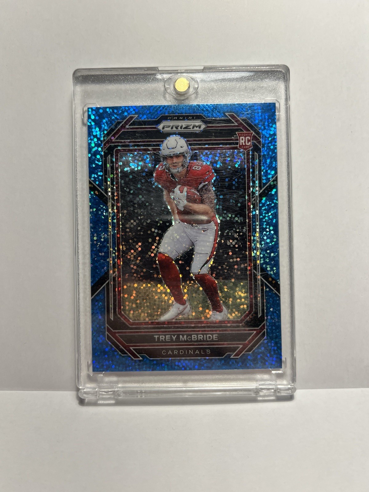 2022 Panini Prizm - Rookies Trey McBride #327 Blue Sparkle Prizm /96 (RC)