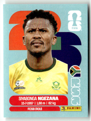 Panini 2026 World Cup Amerika WM Sticker No. RSA 8 Siyabonga Ngezana Südafrika