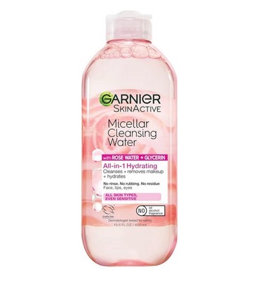 2X Garnier SkinActive Micellar Cleansing Water All-in-1 Hydrating 13.5 Oz Each