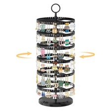 Earring Holder Organizer Rotating Stud Display Tree Rack with 342 U-Slots for...