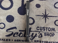 RARE SCOTTY CAMERON 3 CROWN BLACK FULL CORD PUTTER GRIP???73G-10.25" NOS