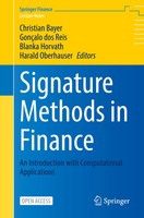 Signature Methods In Finance | An Introduction With Computational Applications