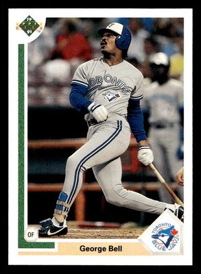 1991 Upper Deck - George Bell #532 Baseball Sports Card Raw Trading Card