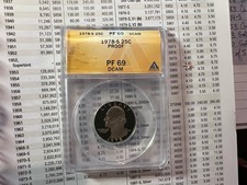 1978-S Washington Quarter 25C Proof PF 69 DCAM ANACS San Francisco Uncirculated