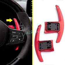 For BMW Aluminum Steering Wheel Paddle Shifter Replacement Accessories Red