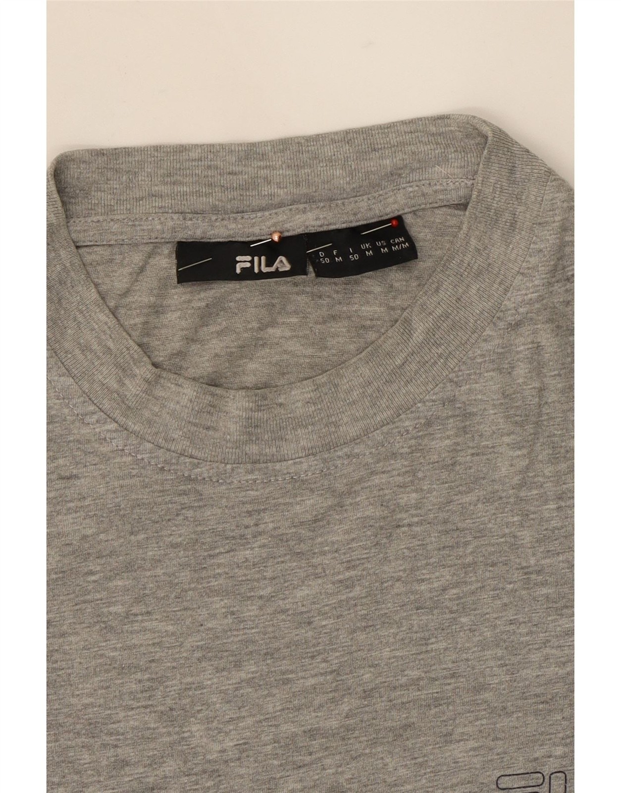 FILA Maglietta Uomo Top Grigio Medio BM02
