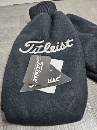 Titleist Guanti da golf invernali per carrello da golf guanti da golf pelliccia di turle nero - Foto 2 di 5