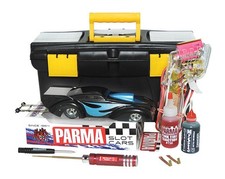 PARSS453 - 1/24 PARMA EDGE 2 DRAG SLOT CAR STARTER SET 1 OHM CONTROLLER  PARTS