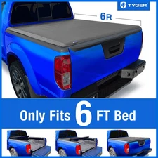 TYGER T1 Soft Roll-up Tonneau Cover for 2022-2025 Nissan Frontier 6' Bed