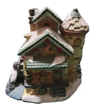 Cobblestone Corners Millhouse Christmas -NO LIGHTS- Windham Heights Wheel Turns