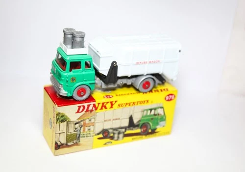 Dinky 978 Bedford Refuse Wagon In Original Box - Near Mint Vintage Original