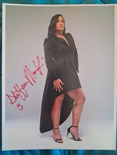 Steffanie Manukainiu Autographed 8.5x11 Photo 1/2 Tonga Twins AEW NWA