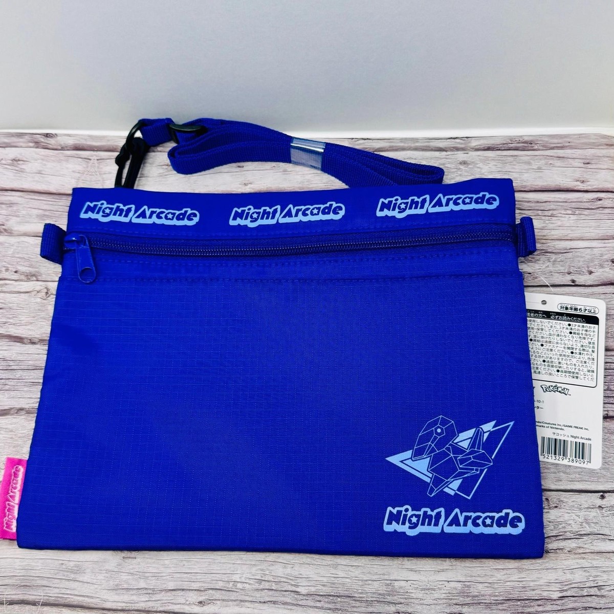 Pokemon Center Japan Night Arcade Porygon Shoulder Bag New Japan