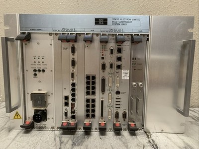 Tokyo Electron ECC2 Controller System Rack EC/MC Tested Working Pulled